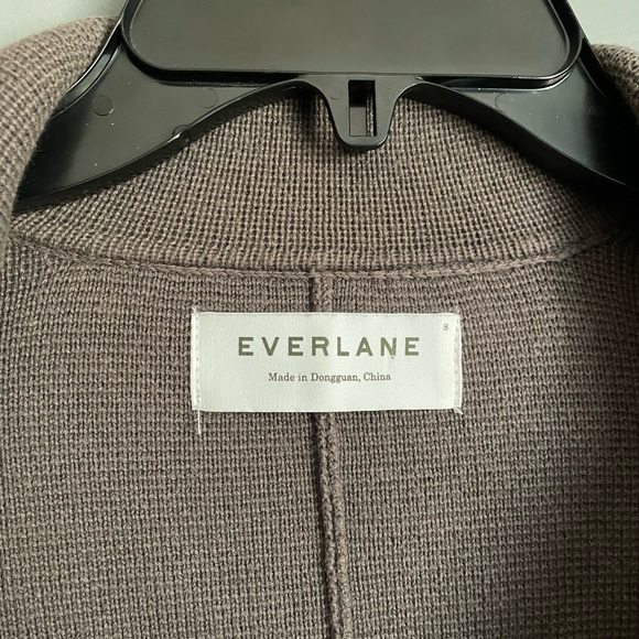Everlane 100% Cotton Sweater Blazer Womens Size Small - Picture 3 of 5